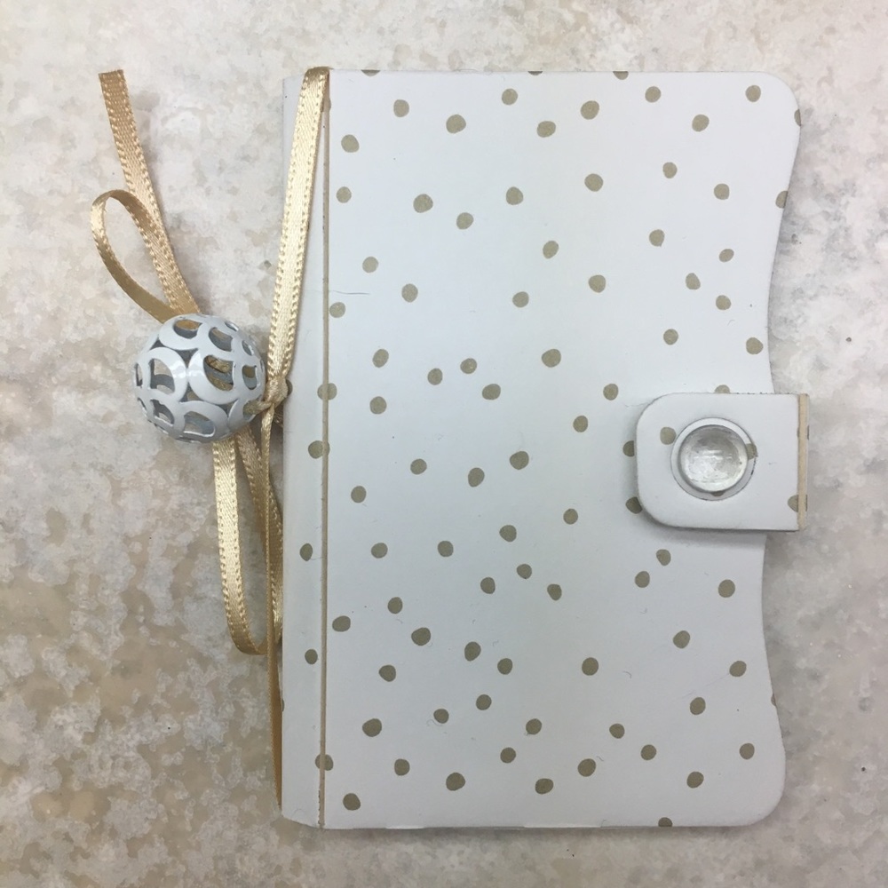 Mini Journal White Booklet Scrapbook New